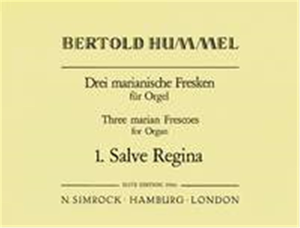 Three Marian Frescos op. 42
